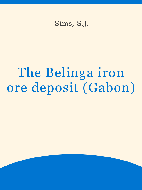 The Belinga iron ore deposit (Gabon)